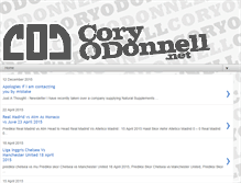 Tablet Screenshot of coryodonnell.net